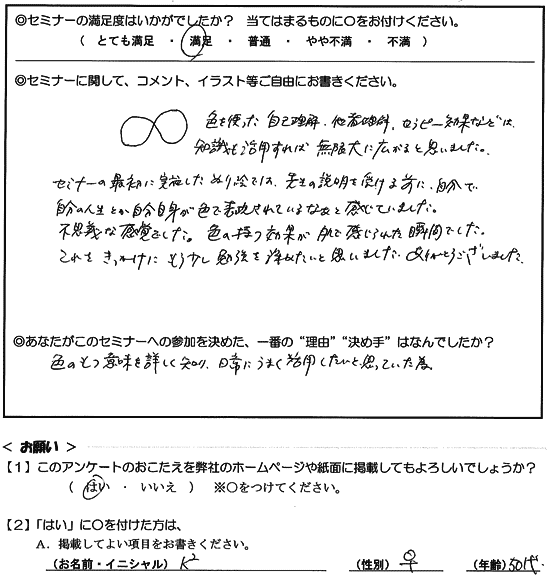 自分の人生が色で表現されているなあ