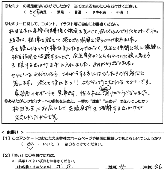 想像を超えた深さでの洞察