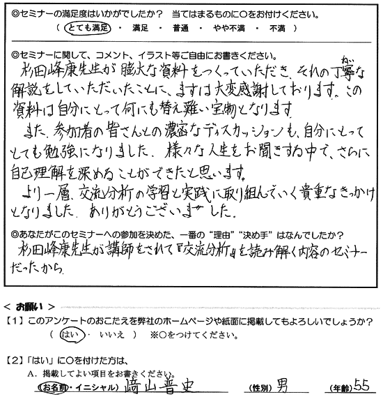 濃密なディスカッションもとても勉強になった