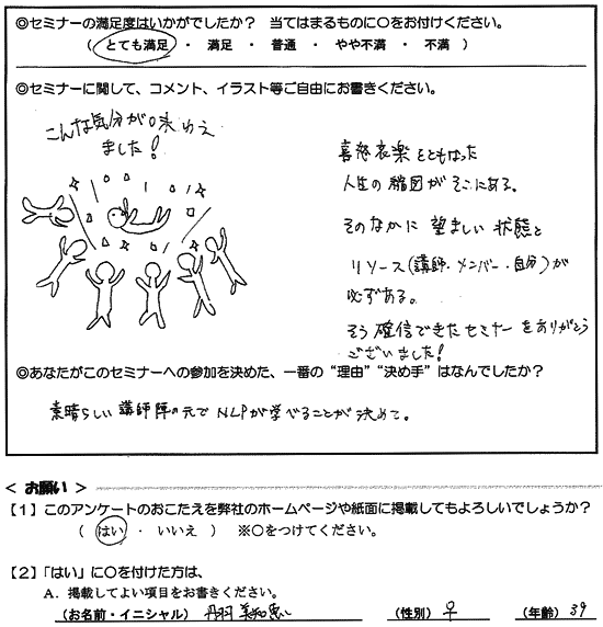 こんな気分が味わえました！